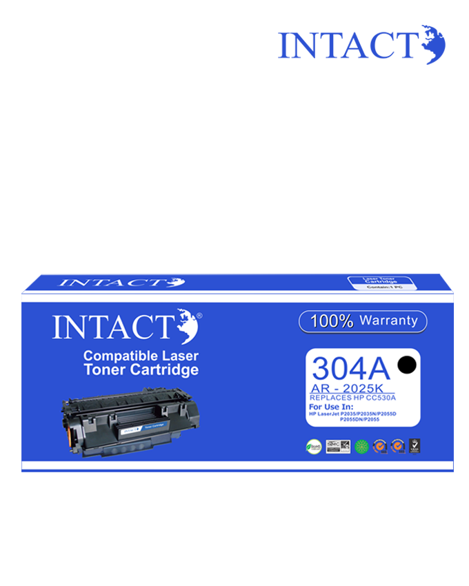 Intact Compatible with HP 304A (AR-2025K) Black